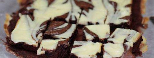 шоколадный чизкейк брауни. Шаг 16