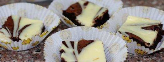 шоколадный чизкейк брауни. Шаг 17