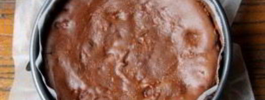 шоколадный чизкейк с вишней. Шаг 11