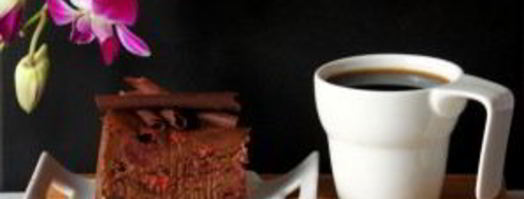 шоколадный чизкейк с вишней. Шаг 13