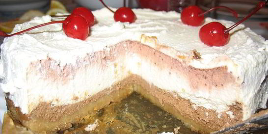 Трехслойный чизкейк