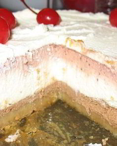 Трехслойный чизкейк