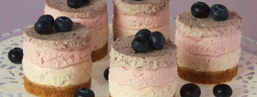 тройные ягодные чизкейки. Шаг 16