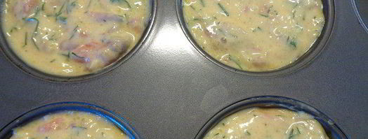 тыквенные мини-чизкейки с лососем. Шаг 11