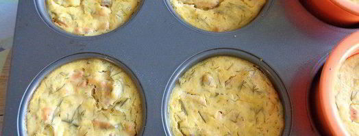 тыквенные мини-чизкейки с лососем. Шаг 13