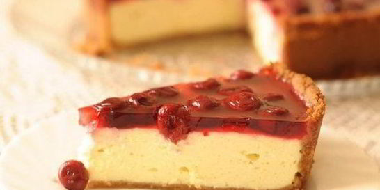 Вишневый чизкейк с домашним творогом