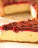 Вишневый чизкейк с домашним творогом