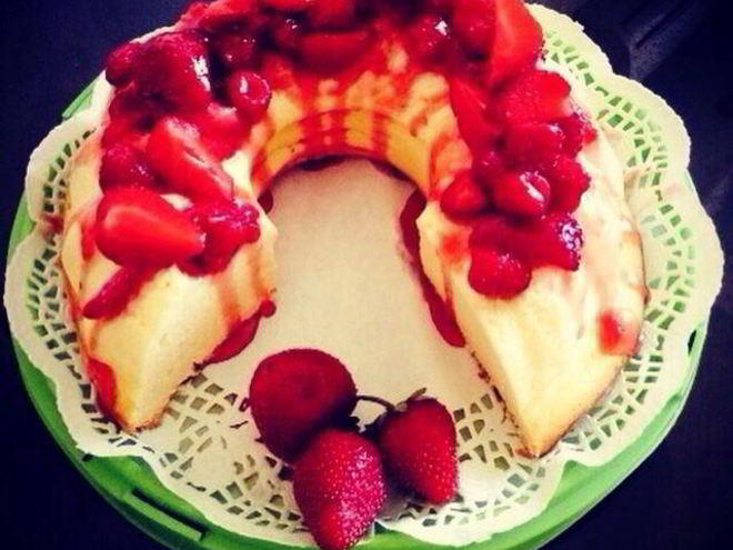 Рецепт японского чизкейка с ягодным соусом