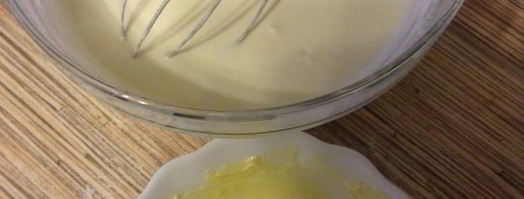 японский чизкейк с ягодным соусом. Шаг 2