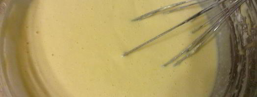 японский чизкейк с ягодным соусом. Шаг 5