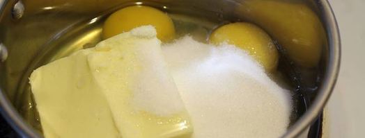 японский хлопковый чизкейк с малиновым курдом. Шаг 11