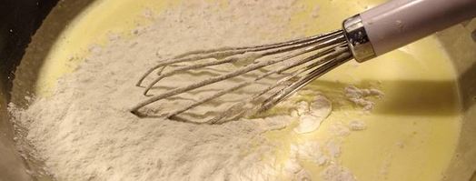 японский хлопковый чизкейк с малиновым курдом. Шаг 5