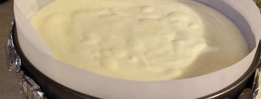 японский хлопковый чизкейк с малиновым курдом. Шаг 7