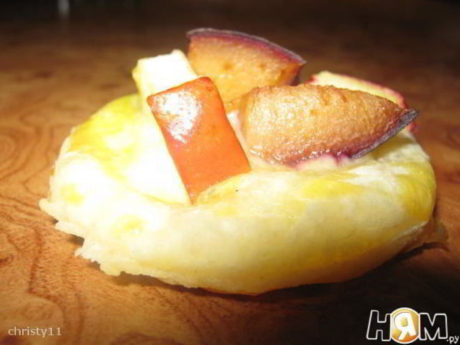 Рецепт фруктовых слоек с кремом потисьер