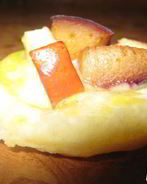 Фруктовые слойки с кремом Потисьер