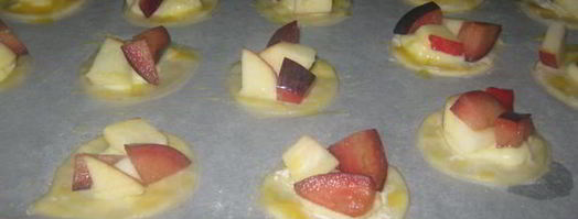 фруктовые слойки с кремом потисьер. Шаг 6