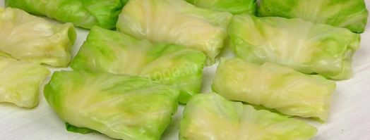 капустные конвертики с сыром. Шаг 6