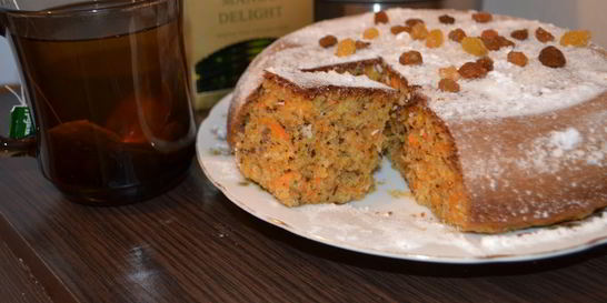 Английский морковный кекс