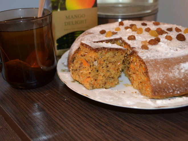 Рецепт английского морковного кекса