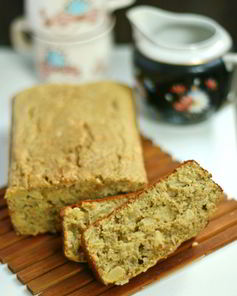 Банановый кекс с яблоками