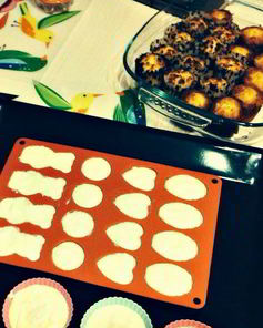 Быстрые ванильные кексы