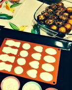 Быстрые ванильные кексы