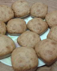 Кексы с орехами