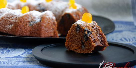 Имбирный кекс с черносливом