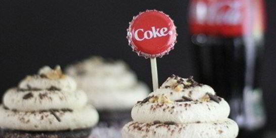 Капкейки с кока-колой