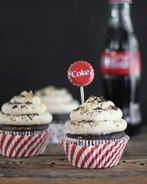 Капкейки с кока-колой