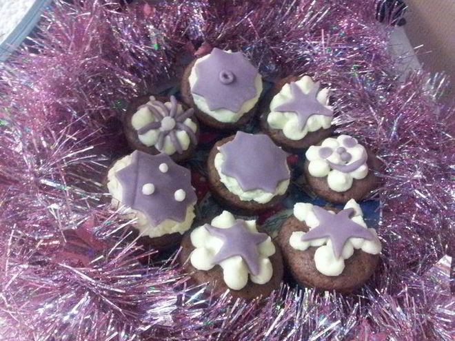 Рецепт капкейков с сюрпризом и сырным кремом