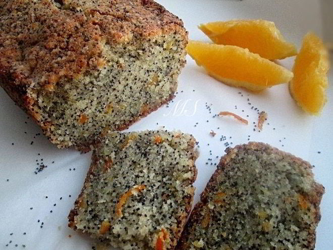 Рецепт кекса макового апельсин на манной крупе