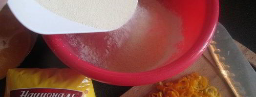 кекс маковый апельсин на манной крупе. Шаг 5