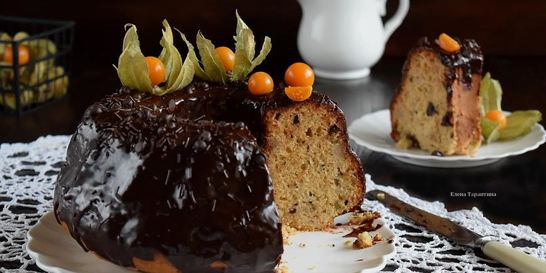 Кекс медово-банановый