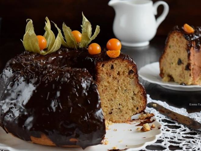 Рецепт кекса медово-банановый