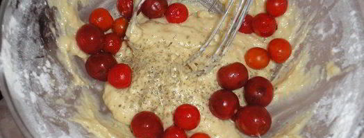 кекс с баклажанами и помидорами черри. Шаг 2