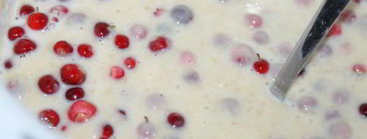 кекс с брусникой и овсяными хлопьями. Шаг 4