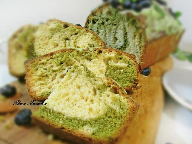 Рецепт кекса с чаем матча