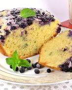 Кекс с черникой