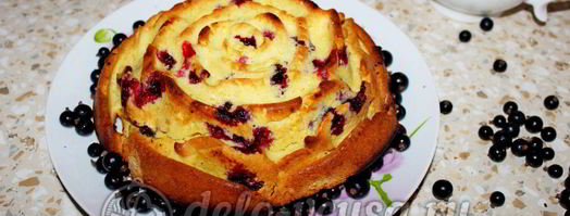 кекс с черной смородиной. Шаг 9