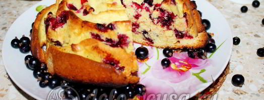 кекс с черной смородиной. Шаг 10