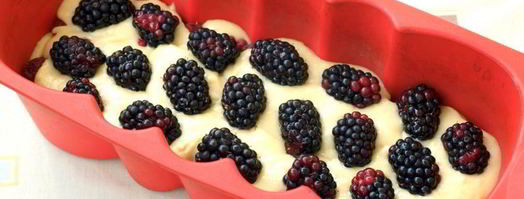 кекс с ежевикой и малиной. Шаг 5