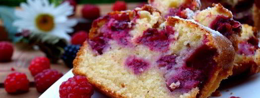 кекс с ежевикой и малиной. Шаг 7