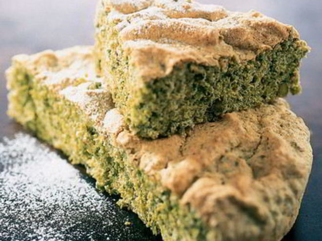 Рецепт кекса с фисташками