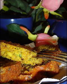 Кекс с грибами, сыром и кедровыми орешками