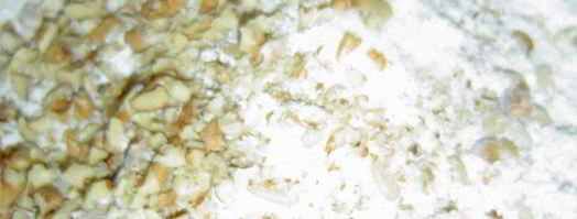 кекс с грибами, сыром и кедровыми орешками. Шаг 2