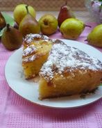 Кекс с грушей большой