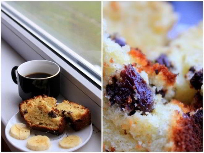 Рецепт кекса с изюмом и горьким шоколадом