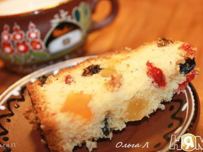 Рецепт кекса с изюмом и цукатами
