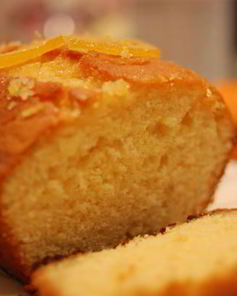 Кекс с лимонной глазурью